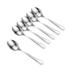 New England dessert spoon 6-pack, Stainless steel