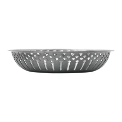 Nicolas Vahé bread basket 2 pieces, Antique silver finish