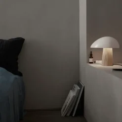 Night Owl table lamp ash, Smokey white