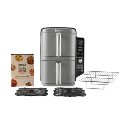 Ninja Air Fryer SL400EU double stack XL 2 drawers 9.5 L, Black