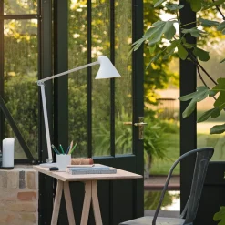 NJP desk lamp, Light grey, clip, 3000k