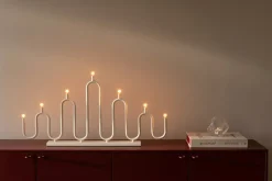 Noel 7 advent candle, Ivory-white