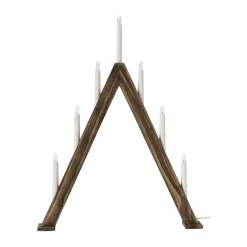Nord advent candelabra 60 cm, Dark stained