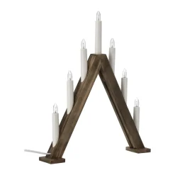 Nord advent candlestick 40 cm, Dark stained