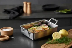 79NORD oven pan 34,5x20x9 cm, Stainless steel