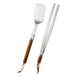 Norden grillverk fabric 2 pieces, Stainless steel-birch