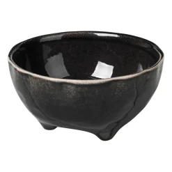 Nordic Coal bowl on foot, Ø11 cm