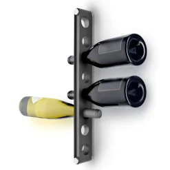 Nordic Kitchen hanging wine storage, black