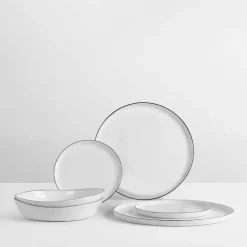 Nordic Salt dinner set for two, 6 pieces