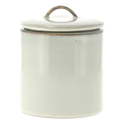 Nordic Sand jar with lid, 12 cm