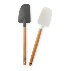 Nordic Ware spatular beech wood 2-pack, Black.white