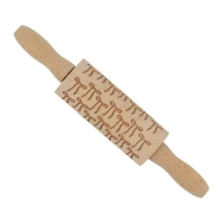 Nordwik rolling pin wood for children, Rosette