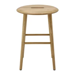 Norrabo stool 53 cm, Natural lacquered oak