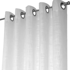 Norrsken curtain with eyelets, white