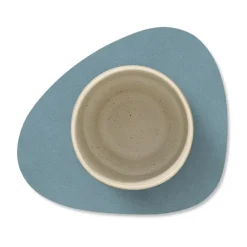 Nupo coaster reversible curve 1 pcs, lightblue-light grey