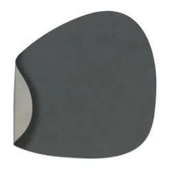 Nupo placemat reversible curve L 1 pc, anthracite-light grey