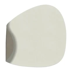 Nupo placemat reversible curve L 1 pc, Linen-Flint grey