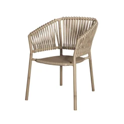Ocean armchair aluminum, Natural