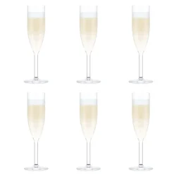 Oktett champagne glass 6-pack, 12 cl