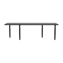 Oku dining table 250 cm, Black oak