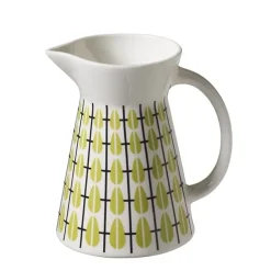 Olivia milk jug, white-lime