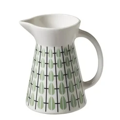 Olivia milk jug, white-mint