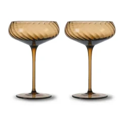 Opacity champagne coupe 300 ml 2-pack, Brown