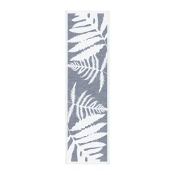 Ormbunkar table runner 35x120 cm, Blue-white