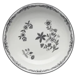 Ostindia Black deep plate, Ø 22 cm