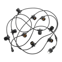 Outdoor connectable string lights, Black, 5 m