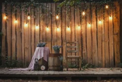 Outdoor connectable string lights, Black, 10 m
