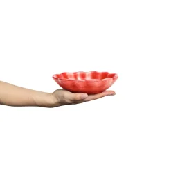 Oyster bowl 16x18 cm, Red