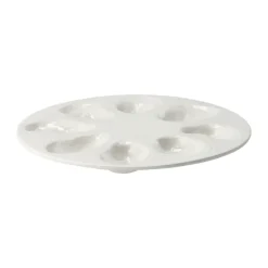 Oyster plate Ø27 cm, White