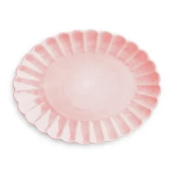 Oyster saucer 30x35 cm, Light pink
