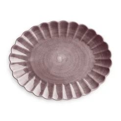 Oyster saucer 30x35 cm, Plum