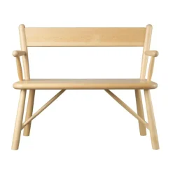 P11 children's bench, Beech nature lacquered