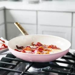 Padova casserole and frying pan set 10 parts, Blush pink