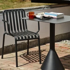 Palissade Cone square coffee table 65x65 cm, Anthracite