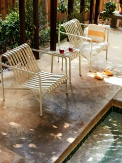 Palissade Low lounge chair, Sky grey