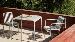 Palissade Low lounge chair, Sky grey