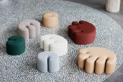 Palma pouf Large 99x118 cm, Pebble