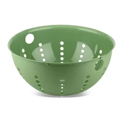Palsby colander L 5 l, Natural leaf green