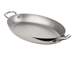 Pan with 2 handles oval Cook Style 30 cm, Steel