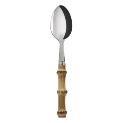 Panda teaspoon, Stainless steel-bamboo
