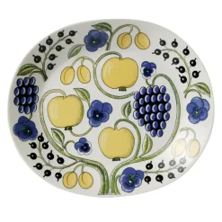 Paratiisi oval plate 36 cm, blue