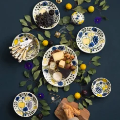 Paratiisi oval plate 36 cm, blue