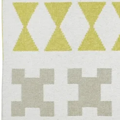 Paris rug, yellow-grey