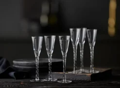 Paris snaps glass 2.5 cl 6-pack, Clear