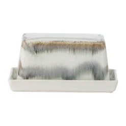 Paula butter dish 11.5x17.5 cm, Gray