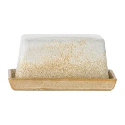 Paula butter dish 11.5x17.5 cm, Nature